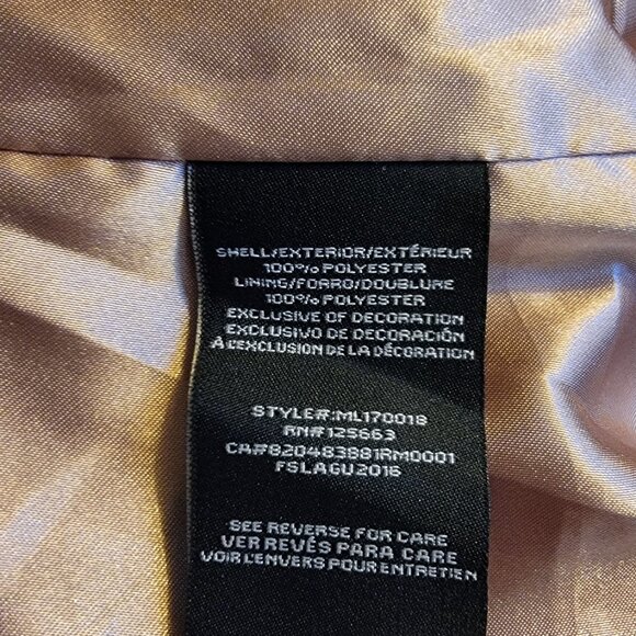 SOFT SATIN Women's Classic Iconic Racer Jacket (Slim Fit) - Picture 7 of 7